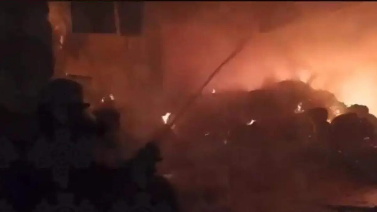 Incendio en bodega de Chachapa